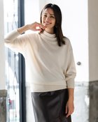 【ドゥクラッセ/DoCLASSE】のカシミヤ混・ハイネックニット アイボリー|ID:prp329100004755619