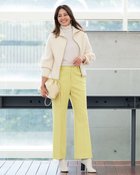 【ドゥクラッセ/DoCLASSE】のウォームストレッチ・ストレート イエロー|ID: prp329100004755620 ipo3291000000034399179