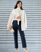 【ドゥクラッセ/DoCLASSE】のウォームストレッチ・スティックパンツ ミッドナイトブルー|ID: prp329100004755622 ipo3291000000034399194