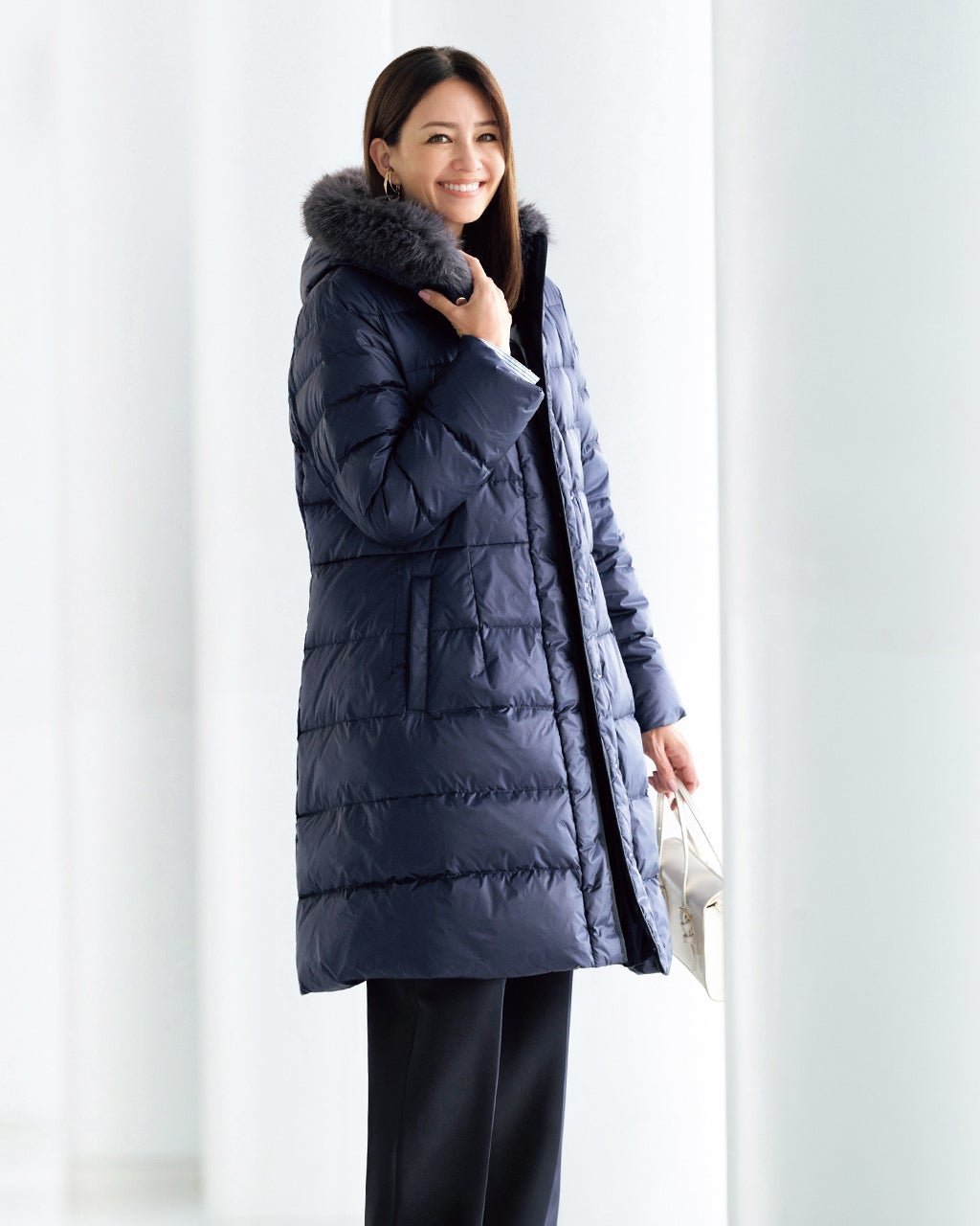 【ドゥクラッセ/DoCLASSE】の艶Airダウン・エコファーフードロングコート 人気、トレンドファッション・服の通販 founy(ファニー)  ファッション Fashion レディースファッション Fashion for Women アウター Coat / Outerwear Collection コート・ロングコート・ピーコート Long Coats, Peacoats & More カッティング Cutting Detail シェイプ Shape, Slim Fit タフタ Taffeta, Structured Fabric ダウン Down, Puffer バランス Balance, Style Balance 新作・新入荷 New Arrivals / New In  other-1|ID: prp329100004755625 ipo3291000000034399222