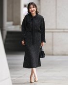 【ドゥクラッセ/DoCLASSE】のツイーディジャカード・ミディスカート ブラック|ID: prp329100004755627 ipo3291000000034399238