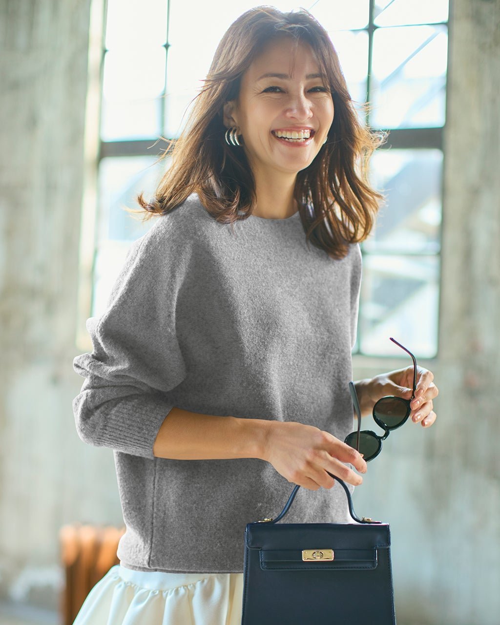 【ドゥクラッセ/DoCLASSE】のウール混タム・ボートネックニット インテリア・キッズ・メンズ・レディースファッション・服の通販 founy(ファニー)  ファッション Fashion レディースファッション Fashion for Women トップス・カットソー Cut & Sew Tops ニット Knit Tops & Sweaters 新作・新入荷 New Arrivals / New In なめらか Smooth, Silky Texture ストレッチ Stretch, Stretchy Fabric セーター Sweater, Knitwear フェミニン Feminine, Girly エレガント 上品 Elegant 人気 Popular, Best Seller ライトグレー|ID: prp329100004755628 ipo3291000000034399242