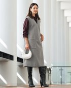 【ドゥクラッセ/DoCLASSE】のウォームストレッチ・ジャンパースカート グレー|ID: prp329100004755629 ipo3291000000034399250