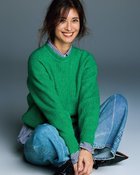 【ドゥクラッセ/DoCLASSE】のラメ糸スパンコールニット・片畦クルーネック グリーン|ID: prp329100004755632 ipo3291000000034399267