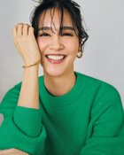 【ドゥクラッセ/DoCLASSE】のラメ糸スパンコールニット・片畦クルーネック グリーン|ID: prp329100004755632 ipo3291000000035933032