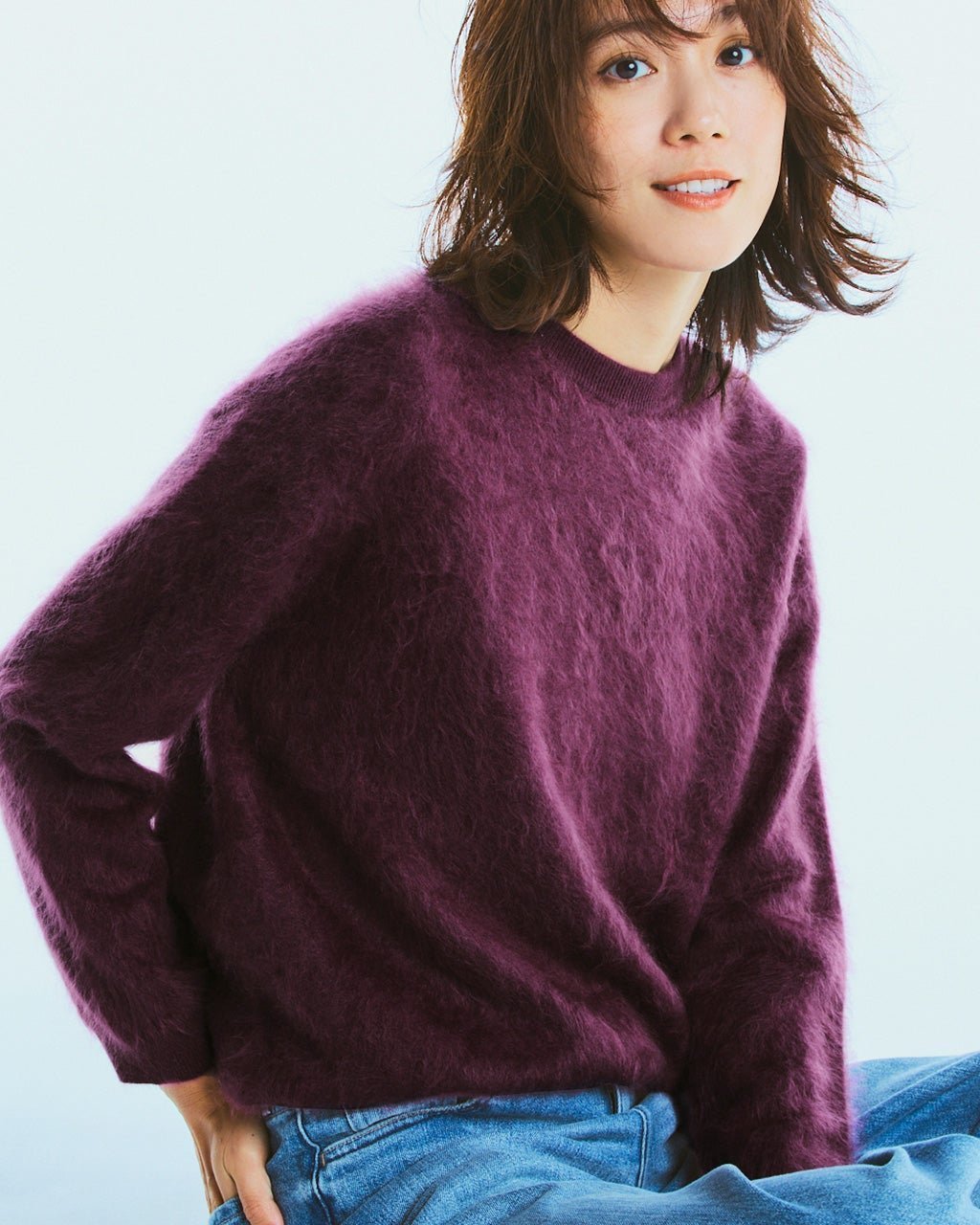 【ドゥクラッセ/DoCLASSE】のミンクタッチカシミヤ・セーター インテリア・キッズ・メンズ・レディースファッション・服の通販 founy(ファニー) 　ファッション　Fashion　レディースファッション　Fashion for Women　トップス・カットソー　Cut & Sew Tops　ニット　Knit Tops & Sweaters　新作・新入荷　New Arrivals / New In　エアリー　Airy Texture　シンプル　Simple, Minimal　スペシャル　Special, Limited Edition　セーター　Sweater, Knitwear　テクスチャー　Texture, Textured Fabric　リュクス　Luxury, Elegant, High-End, Chic　冬　Winter / This Winter　A/W・秋冬　Autumn/Winter　ボルドー|ID: prp329100004755633 ipo3291000000034399279