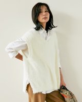 【ドゥクラッセ/DoCLASSE】のフェザーヤーン・2WAYニットベスト 人気、トレンドファッション・服の通販 founy(ファニー) ファッション Fashion レディースファッション Fashion for Women アウター Coat / Outerwear Collection レディースジャケット・軽アウター Jackets おすすめ Recommended / Our Picks インナー Innerwear ショルダー Shoulder, Shoulder Strap ジャケット Jacket, Outerwear トレンド Trend, Trending Now ドロップ Drop Shoulder, Dropped Style ベスト Vest, Waistcoat ラグジュアリー Luxury, Elegant |ID:prp329100004755636