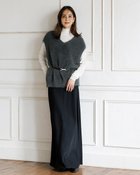 【ドゥクラッセ/DoCLASSE】のフェザーヤーン・2WAYニットベスト 人気、トレンドファッション・服の通販 founy(ファニー) ファッション Fashion レディースファッション Fashion for Women アウター Coat / Outerwear Collection レディースジャケット・軽アウター Jackets おすすめ Recommended / Our Picks インナー Innerwear ショルダー Shoulder, Shoulder Strap ジャケット Jacket, Outerwear トレンド Trend, Trending Now ドロップ Drop Shoulder, Dropped Style ベスト Vest, Waistcoat ラグジュアリー Luxury, Elegant thumbnail グレー|ID: prp329100004755636 ipo3291000000035933050