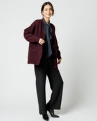 【ドゥクラッセ/DoCLASSE】のウール混タム・Vネックカーディガン ボルドー|ID:prp329100004755638