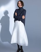 【ドゥクラッセ/DoCLASSE】のラメ糸スパンコールニット・片畦タートルネック ミッドナイトブルー|ID: prp329100004755639 ipo3291000000034399312