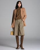 【ドゥクラッセ/DoCLASSE】のラメツイード・ハーフパンツ ブラウン|ID: prp329100004755642 ipo3291000000034399345