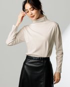 【ドゥクラッセ/DoCLASSE】の超長綿・サイドボタンハイネック ライトグレー|ID:prp329100004755681