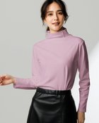 【ドゥクラッセ/DoCLASSE】の超長綿・サイドボタンハイネック ライラック|ID:prp329100004755681