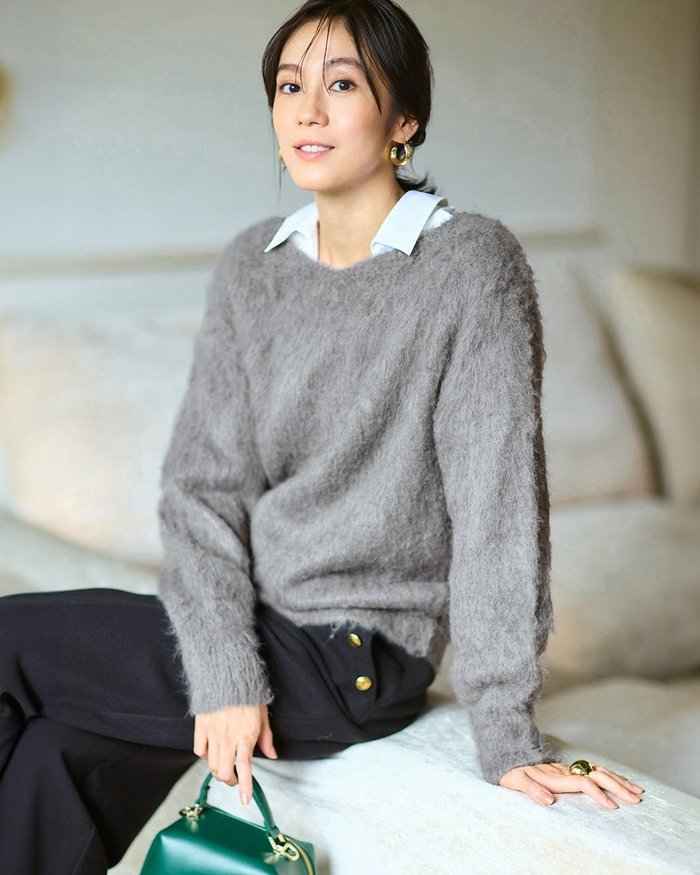 【ドゥクラッセ/DoCLASSE】のモヘア混シャギー・2WAYプルオーバーニット インテリア・キッズ・メンズ・レディースファッション・服の通販 founy(ファニー) https://founy.com/ ファッション Fashion レディースファッション Fashion for Women トップス・カットソー Cut & Sew Tops ニット Knit Tops & Sweaters カジュアルプルオーバー・ニットトップス Pullovers & Knit Tops / Casual Pullovers アンゴラ Angora Knitwear スリーブ Sleeve, Long Sleeve / Short Sleeve セーター Sweater, Knitwear フェミニン Feminine, Girly |ID: prp329100004755698 ipo3291000000034618687