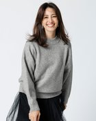 【ドゥクラッセ/DoCLASSE】のウール混タム・ハイネックニット ライトグレー|ID:prp329100004755705