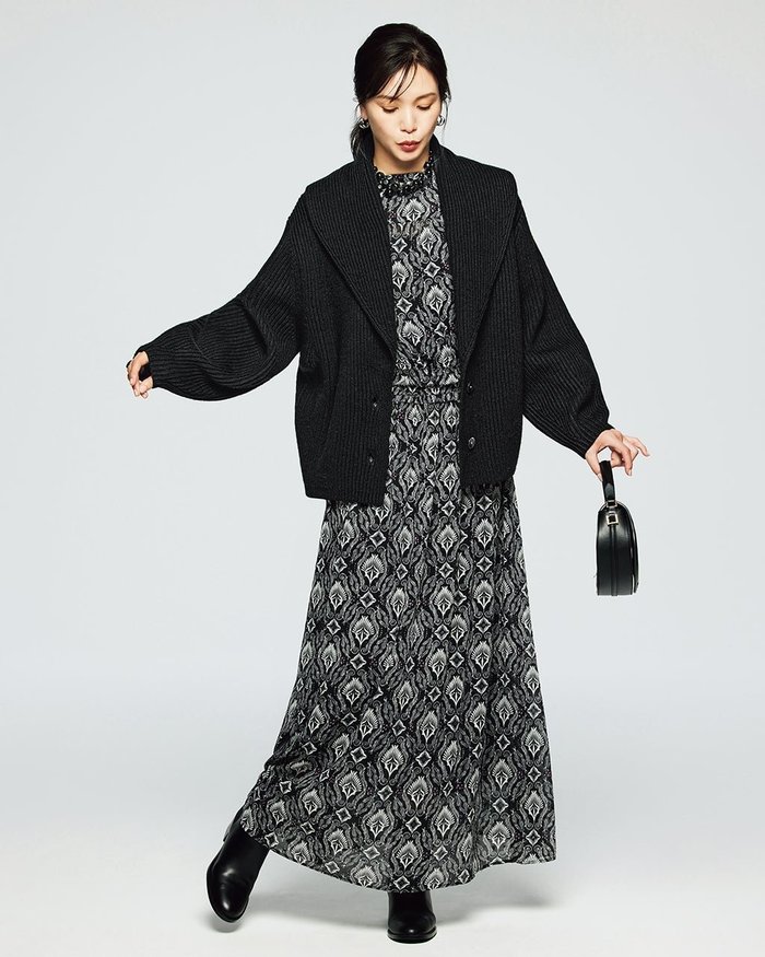 【ドゥクラッセ/DoCLASSE】の片畦編み・ショールカラーカーディガン インテリア・キッズ・メンズ・レディースファッション・服の通販 founy(ファニー) https://founy.com/ ファッション Fashion レディースファッション Fashion for Women トップス・カットソー Cut & Sew Tops カーディガン・羽織り Layered Style Cardigans 畦編みニット・テクスチャードトップス Ribbed Knit Sweaters / Textured Knit Tops カーディガン Cardigan, Knitwear ショール Shawl, Wrap ジャケット Jacket, Outerwear ミックス Mix, Mixed Style ロング Long, Long-Length 畦 Ribbed Knit |ID: prp329100004755736 ipo3291000000034399522