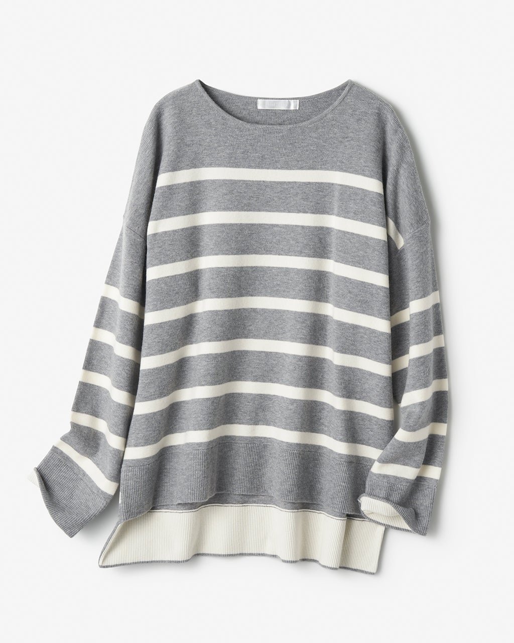 【ドゥクラッセ/DoCLASSE】のウール混・ドロップショルダーセーター インテリア・キッズ・メンズ・レディースファッション・服の通販 founy(ファニー)  ファッション Fashion レディースファッション Fashion for Women トップス・カットソー Cut & Sew Tops ニット Knit Tops & Sweaters 新作・新入荷 New Arrivals / New In セーター Sweater, Knitwear フォルム Silhouette, Form フレンチ French, French Style 冬 Winter / This Winter グレーパターン|ID: prp329100004755738 ipo3291000000034399539