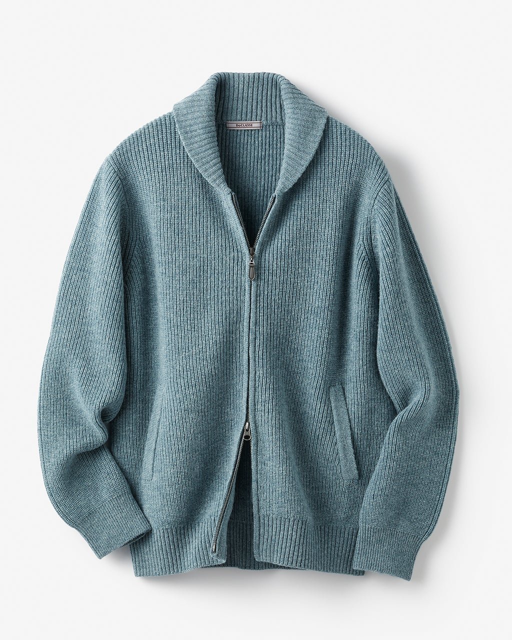 【ドゥクラッセ/DoCLASSE / MEN】の柔らかウール100%ミニショールカーディガン インテリア・キッズ・メンズ・レディースファッション・服の通販 founy(ファニー) ファッション Fashion メンズファッション Fashion for Men カーディガン Cardigan, Knitwear メンズ Men's, Menswear 軽量 Lightweight, Ultra Light インディゴ|ID: prp329100004755752 ipo3291000000035991880