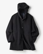 【ドゥクラッセ/DoCLASSE / MEN】のウール混ストレッチボア・フーデッドコート ダークネイビー|ID: prp329100004755764 ipo3291000000034399599