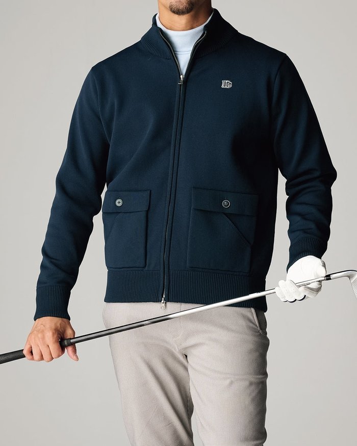 【ドゥクラッセ/DoCLASSE / MEN】のダブルフェイス裏ボアタウン&ゴルフジャケット インテリア・キッズ・メンズ・レディースファッション・服の通販 founy(ファニー) https://founy.com/ ファッション Fashion メンズファッション Fashion for Men アウター Men's Coats Outerwear ゴルフ Golf ジャケット Jacket, Outerwear ストレッチ Stretch, Stretchy Fabric ダブル Double, Double-Breasted フェイス Face, Facial Design ポケット Pocket, Pocket Detail メンズ Men's, Menswear 軽量 Lightweight, Ultra Light |ID: prp329100004755765 ipo3291000000034399600