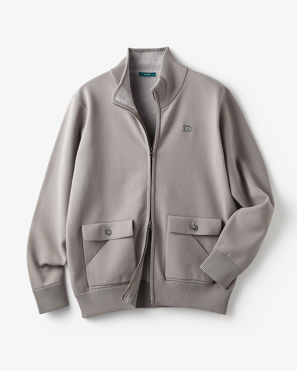 【ドゥクラッセ/DoCLASSE / MEN】のダブルフェイス裏ボアタウン&ゴルフジャケット インテリア・キッズ・メンズ・レディースファッション・服の通販 founy(ファニー) 　ファッション　Fashion　メンズファッション　Fashion for Men　アウター　Men's Coats Outerwear　ゴルフ　Golf　ジャケット　Jacket, Outerwear　ストレッチ　Stretch, Stretchy Fabric　ダブル　Double, Double-Breasted　フェイス　Face, Facial Design　ポケット　Pocket, Pocket Detail　メンズ　Men's, Menswear　軽量　Lightweight, Ultra Light　ライトグレー|ID: prp329100004755765 ipo3291000000034399603