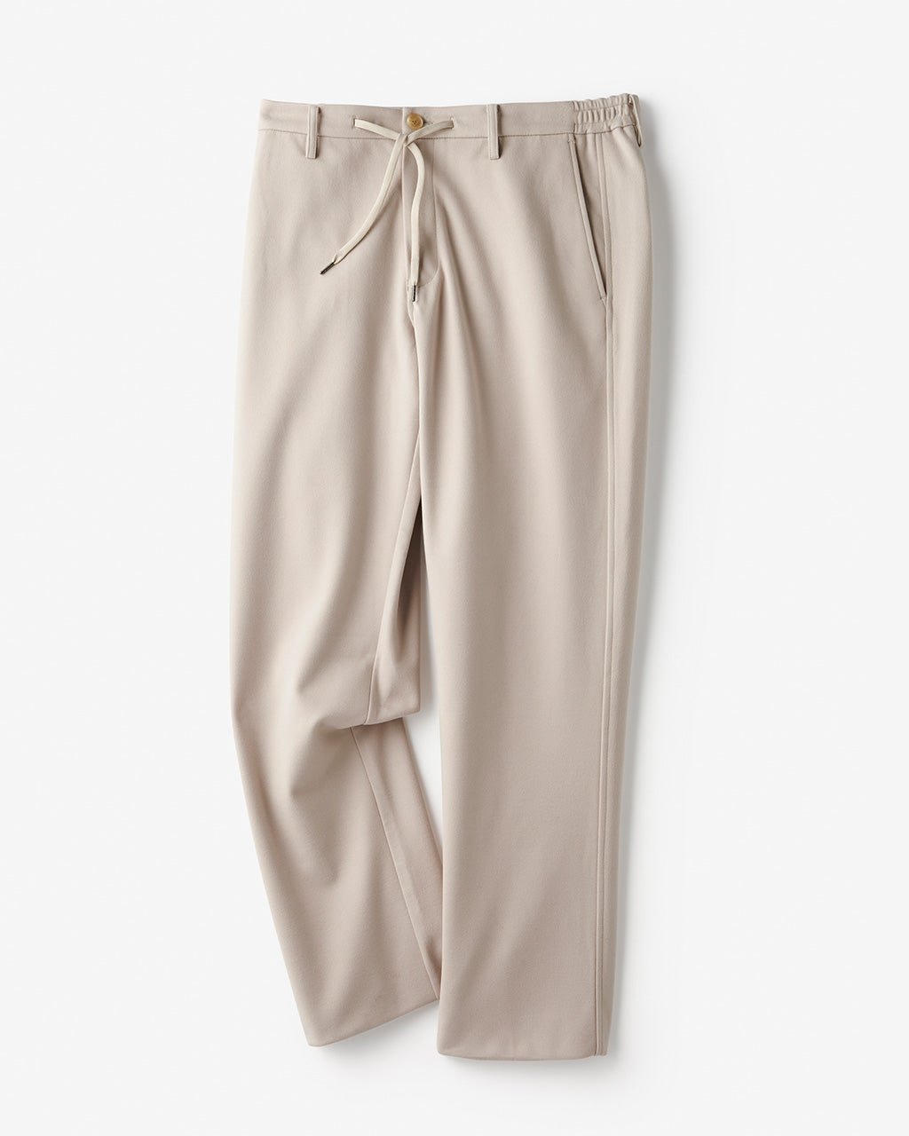 【ドゥクラッセ/DoCLASSE / MEN】の高性能ウォームジャージパンツノータック インテリア・キッズ・メンズ・レディースファッション・服の通販 founy(ファニー) 　ファッション　Fashion　メンズファッション　Fashion for Men　ボトムス　Bottoms　シャーリング　Shirring, Ruched　ドローストリング　Drawstring, Pull Cord　メンズ　Men's, Menswear　楽ちん　Easy Fit, Comfortable　洗える　Machine Washable　エクルー|ID: prp329100004755769 ipo3291000000034399618