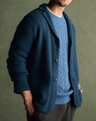 【ドゥクラッセ/DoCLASSE / MEN】のジャカード柔らかカーディガンジャケット アンティークインディゴ|ID: prp329100004755774 ipo3291000000034399653