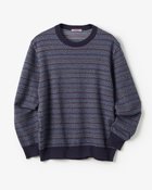 【ドゥクラッセ/DoCLASSE / MEN】のファインゲージジャカード編みクルーニット 人気、トレンドファッション・服の通販 founy(ファニー) ファッション Fashion メンズファッション Fashion for Men インナー Innerwear ジャカード／ジャガード Jacquard, Woven Pattern ジャケット Jacket, Outerwear セーター Sweater, Knitwear メンズ Men's, Menswear thumbnail ネイビーパターン|ID: prp329100004755778 ipo3291000000034399679