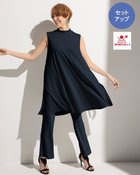 【ドゥクラッセ/DoCLASSE】のUVスラブ・チュニック&パンツセット 人気、トレンドファッション・服の通販 founy(ファニー) ファッション Fashion レディースファッション Fashion for Women パンツ Pants & Trousers チュニック Tunic, Long Top thumbnail ネイビー|ID: prp329100004758115 ipo3291000000034425372