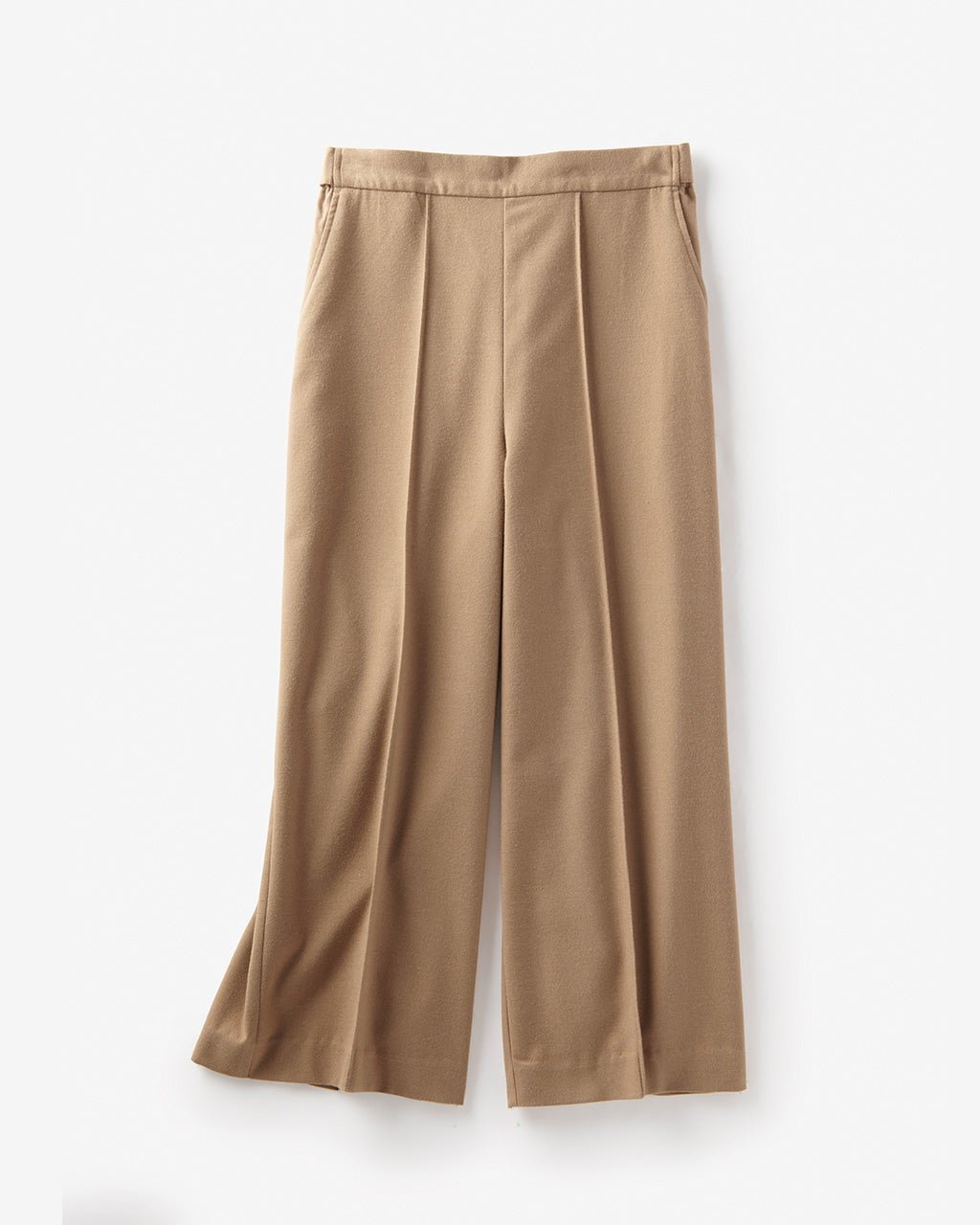 【ドゥクラッセ/DoCLASSE】のウールタッチ・ワイドクロップドパンツ インテリア・キッズ・メンズ・レディースファッション・服の通販 founy(ファニー) ファッション Fashion レディースファッション Fashion for Women パンツ Pants & Trousers ウォーム Warm Fabric ストレッチ Stretch, Stretchy Fabric エレガント 上品 Elegant 旅行 Travel A/W・秋冬 Autumn/Winter ベージュ|ID: prp329100004760644 ipo3291000000034452450