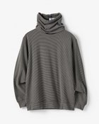 【ドゥクラッセ/DoCLASSE / MEN】のウルトラソフト両面起毛ネックウォーマー付き ブラック&times;杢チャコール|ID: prp329100004763106 ipo3291000000034474759