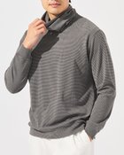 【ドゥクラッセ/DoCLASSE / MEN】のウルトラソフト両面起毛ネックウォーマー付き ブラック×杢チャコール|ID: prp329100004763106 ipo3291000000035301918