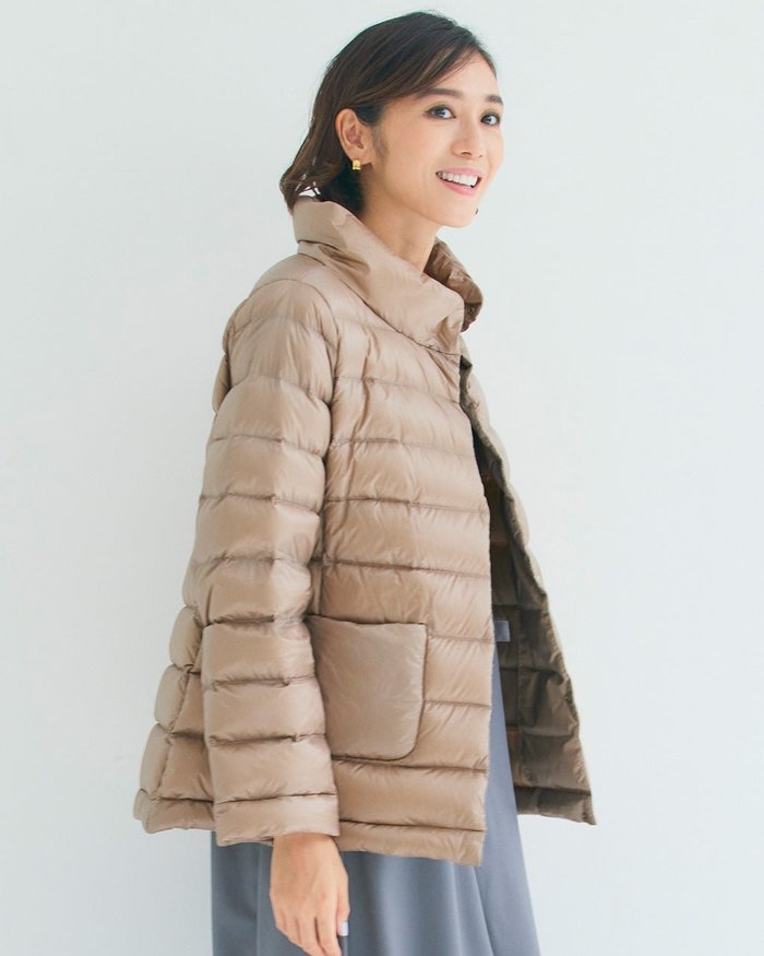 【ドゥクラッセ/DoCLASSE】のAIRダウン・エコファージャケット インテリア・キッズ・メンズ・レディースファッション・服の通販 founy(ファニー) https://founy.com/ ファッション Fashion レディースファッション Fashion for Women アウター Coat / Outerwear Collection レディースジャケット・軽アウター Jackets シンプル Simple, Minimal ジャケット Jacket, Outerwear スタンド Stand Collar, Upright Stand タフタ Taffeta, Structured Fabric ダウン Down, Puffer ドット Polka Dot, Dot Pattern パッチ Patch, Appliqué フェミニン Feminine, Girly フロント Front, Front Design ポケット Pocket, Pocket Detail ロング Long, Long-Length |ID: prp329100004765950 ipo3291000000034576287