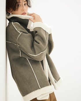 【ドゥクラッセ/DoCLASSE】 エコムートン・ライダースジャケット人気、トレンドファッション・服の通販 founy(ファニー) ファッション Fashion レディースファッション Fashion for Women アウター Coat / Outerwear Collection レディースジャケット・軽アウター Jackets ライダースジャケット / レザースタイル Riders Jackets & Biker Style ジャケット Jacket, Outerwear ムートン Shearling, Mouton ライダース Riders |ID:prp329100004766753