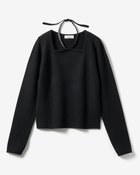 【ドゥクラッセ/DoCLASSE】のリュクスメリノ・2WAYビジューネックセーター 人気、トレンドファッション・服の通販 founy(ファニー) ファッション Fashion レディースファッション Fashion for Women トップス・カットソー Cut & Sew Tops ニット Knit Tops & Sweaters 新作・新入荷 New Arrivals / New In スクエア Square, Square Shape ストーン Stone, Gem-Like セーター Sweater, Knitwear デコルテ Décolleté, Neckline ラップ Wrap, Wrap Design リュクス Luxury, Elegant, High-End, Chic thumbnail ブラック|ID: prp329100004768470 ipo3291000000034943150