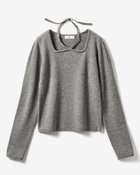 【ドゥクラッセ/DoCLASSE】のリュクスメリノ・2WAYビジューネックセーター 人気、トレンドファッション・服の通販 founy(ファニー) ファッション Fashion レディースファッション Fashion for Women トップス・カットソー Cut & Sew Tops ニット Knit Tops & Sweaters 新作・新入荷 New Arrivals / New In スクエア Square, Square Shape ストーン Stone, Gem-Like セーター Sweater, Knitwear デコルテ Décolleté, Neckline ラップ Wrap, Wrap Design リュクス Luxury, Elegant, High-End, Chic thumbnail グレー|ID: prp329100004768470 ipo3291000000034943151