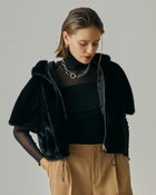 【ドゥクラッセ/DoCLASSE】のミンクタッチファー・フードブルゾン 人気、トレンドファッション・服の通販 founy(ファニー) ファッション Fashion レディースファッション Fashion for Women アウター Coat / Outerwear Collection レディースジャケット・軽アウター Jackets ブルゾンジャケット・スポーティアウター Blouson Jackets 新作・新入荷 New Arrivals / New In おすすめ Recommended / Our Picks クラシカル Classical, Vintage-Inspired コンパクト Compact, Small Size ジャケット Jacket, Outerwear スリーブ Sleeve, Long Sleeve / Short Sleeve ハーフ Half, Half-Length フェミニン Feminine, Girly ブルゾン Blouson, Bomber Jacket ベスト Vest, Waistcoat thumbnail ブラック|ID: prp329100004768473 ipo3291000000034537164