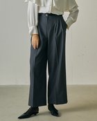 【ドゥクラッセ/DoCLASSE】のドビーダブルクロス・2タックワイドパンツ 人気、トレンドファッション・服の通販 founy(ファニー) ファッション Fashion レディースファッション Fashion for Women パンツ Pants & Trousers 新作・新入荷 New Arrivals / New In ジャケット Jacket, Outerwear センター Center, Center Line ダブル Double, Double-Breasted thumbnail グレー|ID: prp329100004768474 ipo3291000000034537168