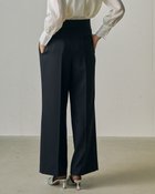 【ドゥクラッセ/DoCLASSE】のドビーダブルクロス・2タックワイドパンツ 人気、トレンドファッション・服の通販 founy(ファニー) ファッション Fashion レディースファッション Fashion for Women パンツ Pants & Trousers 新作・新入荷 New Arrivals / New In ジャケット Jacket, Outerwear センター Center, Center Line ダブル Double, Double-Breasted thumbnail ブラック|ID: prp329100004768474 ipo3291000000034746313