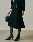 【ドゥクラッセ/DoCLASSE】のリングツイード・Aラインスカート 人気、トレンドファッション・服の通販 founy(ファニー) ファッション Fashion レディースファッション Fashion for Women スカート Skirts Aライン・フレアスカート A-Line & Flared Skirts 新作・新入荷 New Arrivals / New In ジャケット Jacket, Outerwear スーツ Suit, Formalwear ツイード Twill, Twill Weave フレア Flare, Flared エレガント 上品 Elegant thumbnail ブラック|ID: prp329100004768476 ipo3291000000034537179