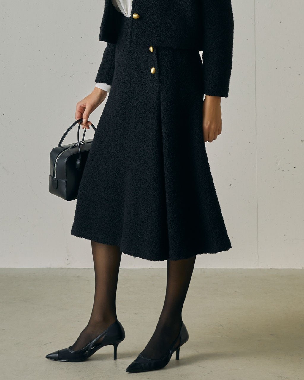 【ドゥクラッセ/DoCLASSE】のリングツイード・Aラインスカート 人気、トレンドファッション・服の通販 founy(ファニー) 　ファッション　Fashion　レディースファッション　Fashion for Women　スカート　Skirts　Aライン・フレアスカート　A-Line & Flared Skirts　新作・新入荷　New Arrivals / New In　ジャケット　Jacket, Outerwear　スーツ　Suit, Formalwear　ツイード　Twill, Twill Weave　フレア　Flare, Flared　エレガント 上品　Elegant　 other-1|ID: prp329100004768476 ipo3291000000035991939