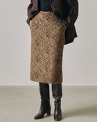 【ドゥクラッセ/DoCLASSE】の起毛ジャカード・レオパード柄スカート 人気、トレンドファッション・服の通販 founy(ファニー) ファッション Fashion レディースファッション Fashion for Women スカート Skirts 新作・新入荷 New Arrivals / New In おすすめ Recommended / Our Picks シンプル Simple, Minimal ジャカード／ジャガード Jacquard, Woven Pattern フィット Fit, Slim Fit ラウンド Round, Round Neck レオパード Leopard, Animal Print thumbnail レオパード|ID: prp329100004768479 ipo3291000000034943144