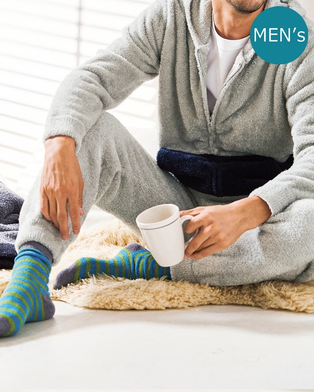 【ヌックル/Nukle】のNukle・MENSテディジョガーパンツ インテリア・キッズ・メンズ・レディースファッション・服の通販 founy(ファニー) ファッション Fashion レディースファッション Fashion for Women パンツ Pants & Trousers なめらか Smooth, Silky Texture セットアップ Set-Up, Coordinated Outfit パーカー Hoodie, Parka ライトグレー|ID: prp329100004768480 ipo3291000000034537242