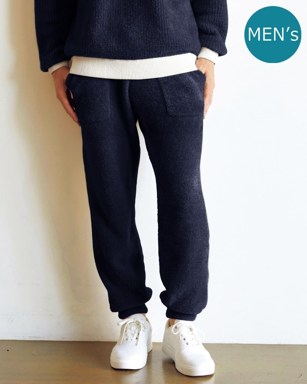 【ヌックル/Nukle】のNukle・MENSテディジョガーパンツ インテリア・キッズ・メンズ・レディースファッション・服の通販 founy(ファニー) ファッション Fashion レディースファッション Fashion for Women パンツ Pants & Trousers なめらか Smooth, Silky Texture セットアップ Set-Up, Coordinated Outfit パーカー Hoodie, Parka ミッドナイトブルー|ID: prp329100004768480 ipo3291000000034537245