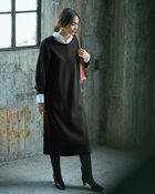 【ドゥクラッセ/DoCLASSE】のヘアリースリーブ・ニットワンピース 人気、トレンドファッション・服の通販 founy(ファニー) ファッション Fashion レディースファッション Fashion for Women ワンピース Dresses ニットワンピース Knit Dresses 新作・新入荷 New Arrivals / New In シンプル Simple, Minimal ドレス Dress, One-Piece ミラノリブ Milano Rib, Milano Stitch 畦 Ribbed Knit thumbnail ブラック|ID: prp329100004775655 ipo3291000000034618587
