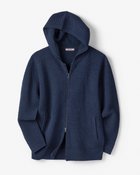 【ドゥクラッセ/DoCLASSE / MEN】のモールヤーンフルジップパーカ ネイビー|ID: prp329100004780180 ipo3291000000034675378