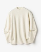 【ドゥクラッセ/DoCLASSE / MEN】の柔らか新触感モール糸ニット・ハイネック オフホワイト|ID: prp329100004780919 ipo3291000000034686234