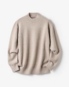 【ドゥクラッセ/DoCLASSE / MEN】の柔らか新触感モール糸ニット・ハイネック グレージュ|ID: prp329100004780919 ipo3291000000034686235