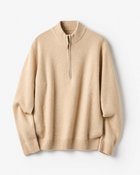 【ドゥクラッセ/DoCLASSE / MEN】の厳選ピュアカシミヤ・ハーフジップ ベージュ|ID: prp329100004780920 ipo3291000000034686241