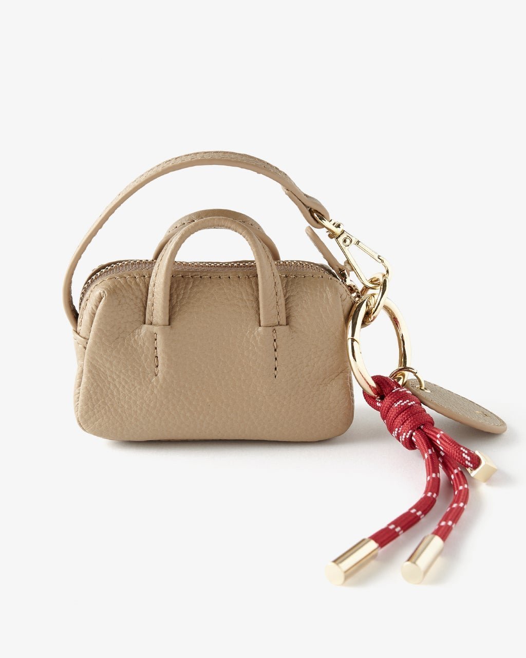 【ドゥクラッセ/DoCLASSE】の本革・ミニバッグチャーム/キーリング付き インテリア・キッズ・メンズ・レディースファッション・服の通販 founy(ファニー) 　ファッション　Fashion　レディースファッション　Fashion for Women　レイングッズ・傘・晴雨兼用傘　Umbrellas & Rain Gear　新作・新入荷　New Arrivals / New In　おすすめ　Recommended / Our Picks　アクセサリー　Fashion Accessories　チャーム　Charm, Pendant　ラウンド　Round, Round Neck　日傘　Parasol, UV Umbrella　トープ|ID: prp329100004780922 ipo3291000000034686364